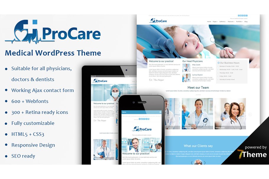 Download Procare - Medical WordPress Theme