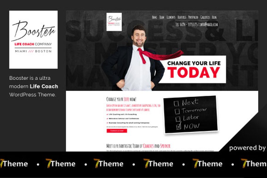 Download Booster - Life Coach WP Theme