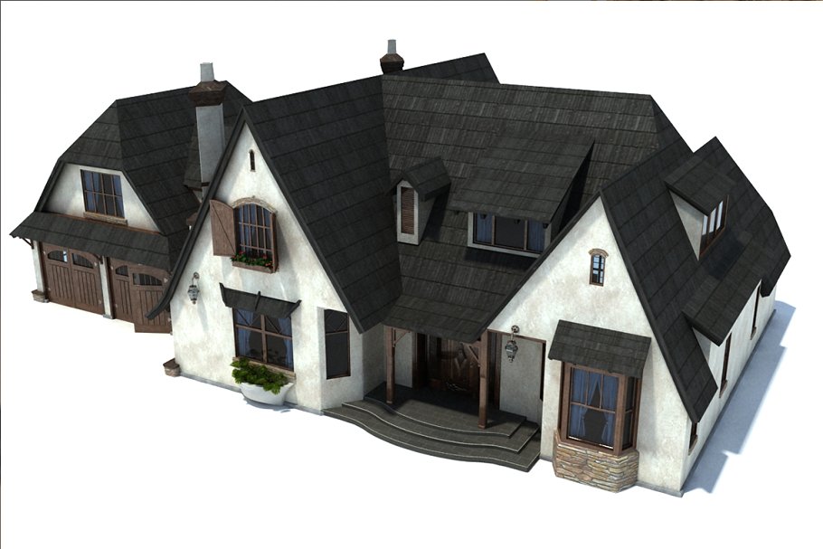 Download Family House 3d Model