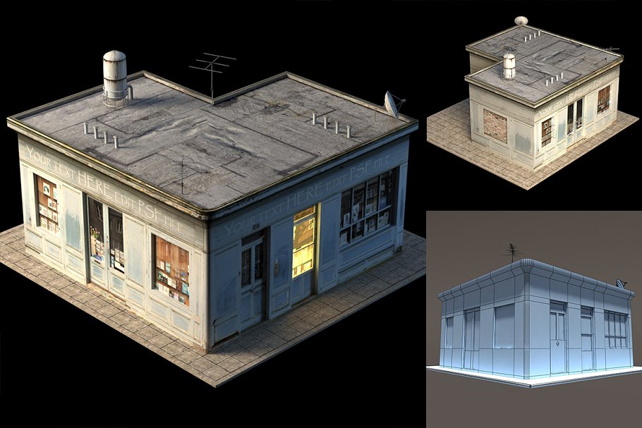 Download Small Shop Building