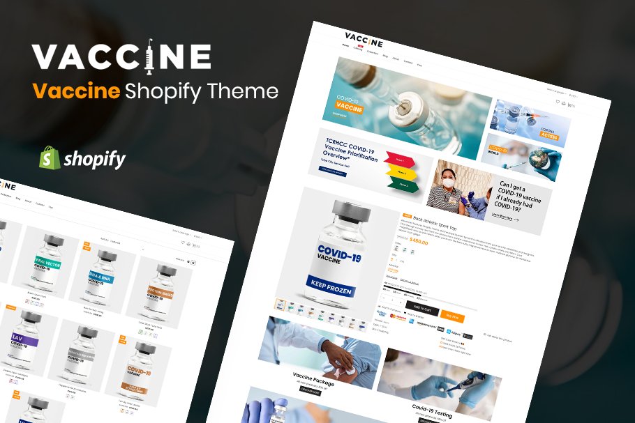 Download Vaccine Medical Shopify Theme