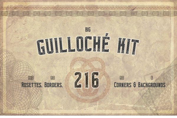 Download Guilloché 216 Elements Kit