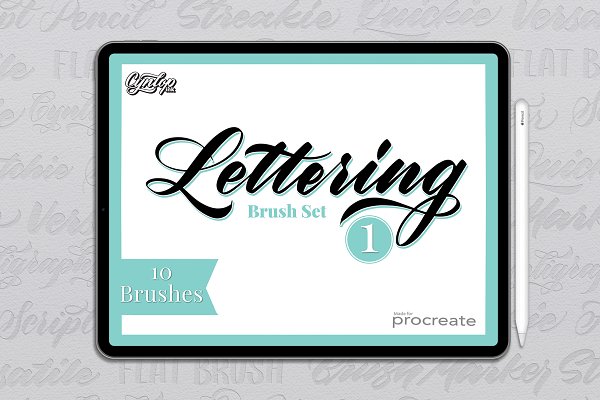 Download Procreate Lettering Brush Pack 1