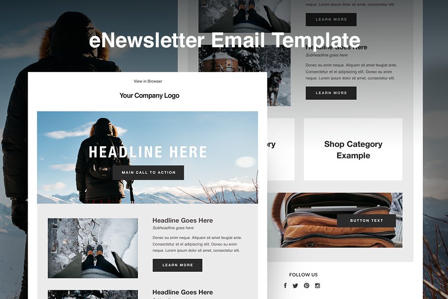 Download MailChimp HTML Email Template