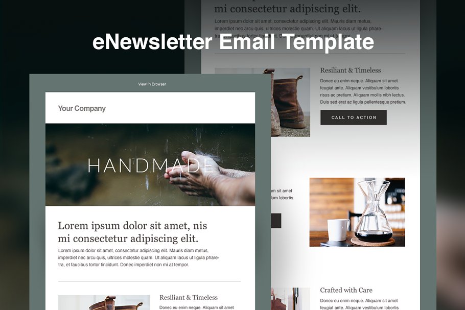 Download MailChimp HTML Email Template
