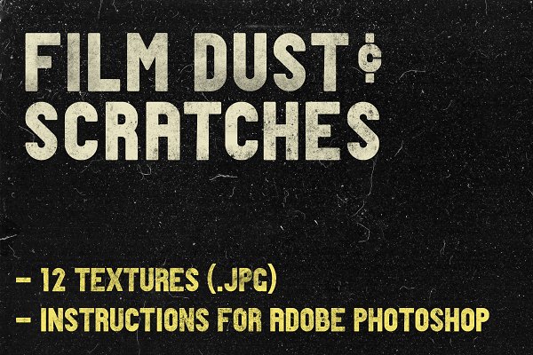 Download REAL (!) Film Dust Photoshop Texture