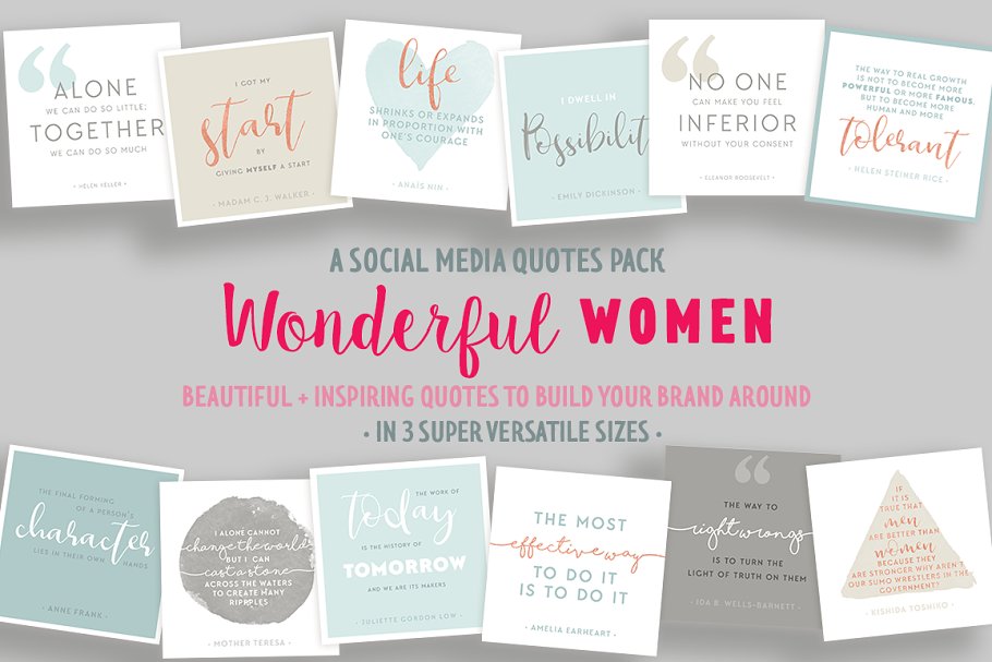 Download Wonderful Women Social Media Quotes