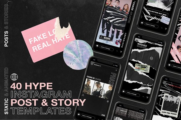 Download Hype Instagram Story/Post Templates