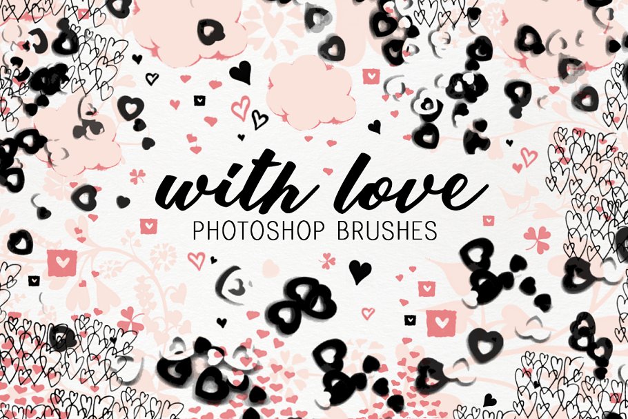 Download With Love photoshop brushes