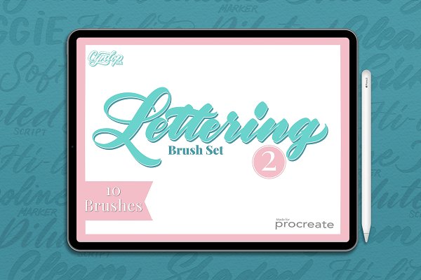 Download Procreate Lettering Brush Pack 2
