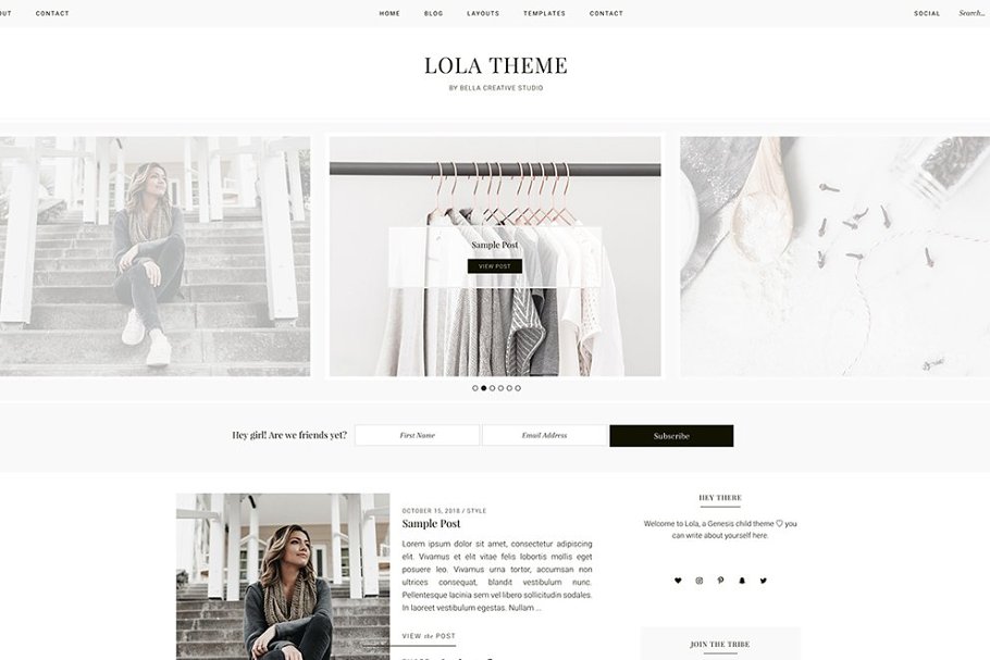 Download Lola - WordPress Theme