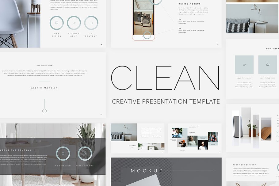Download Clean - Creative PowerPoint Template