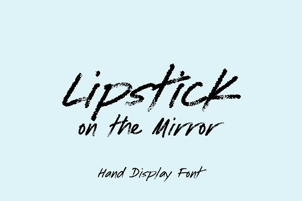 Download Lipstick on the Mirror Script Font