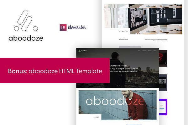 Download Aboodoze - One Page WordPress Theme