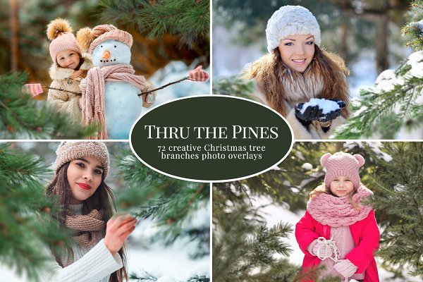 Download Thru the Pines photo overlays