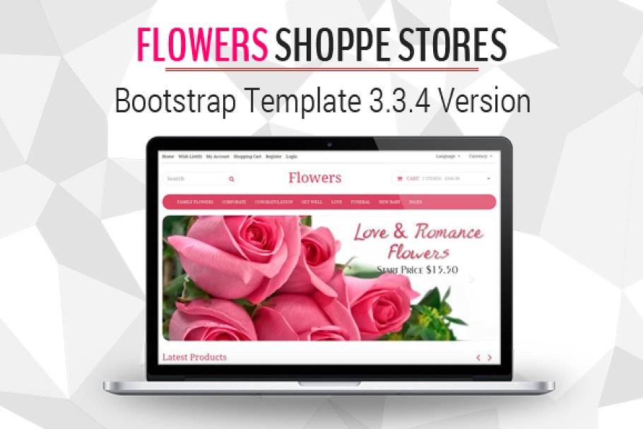 Download Flowers Shoppe Stores Bootstrap