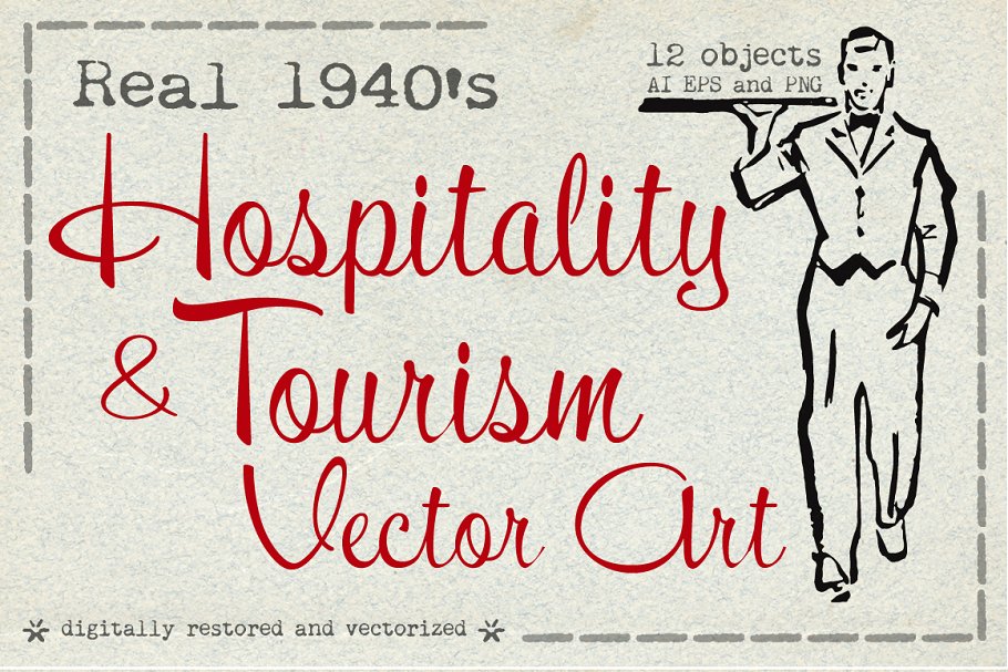 Download 1940s Hospitality & Tourism Art