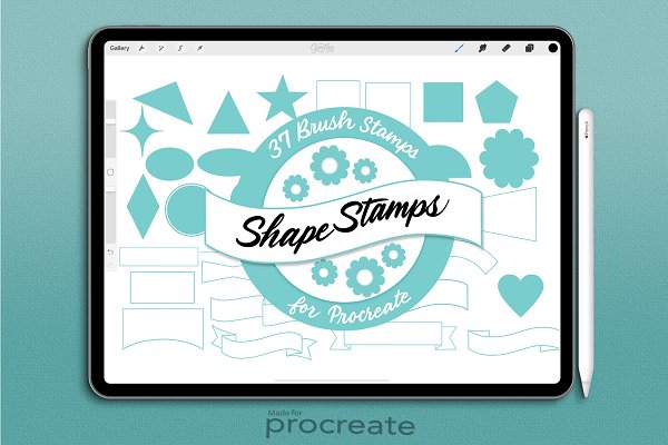 Download Procreate Shapes Stamps