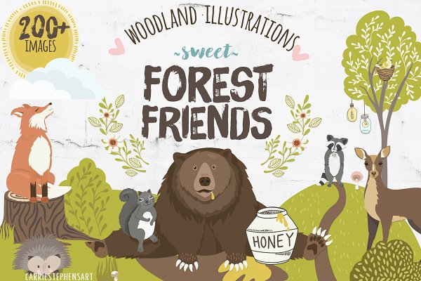Download Woodland Animal ClipArt Graphics