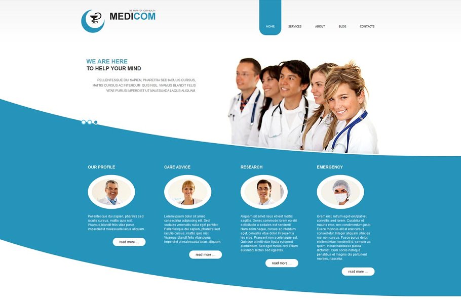 Download Medicom - Medical Joomla Theme