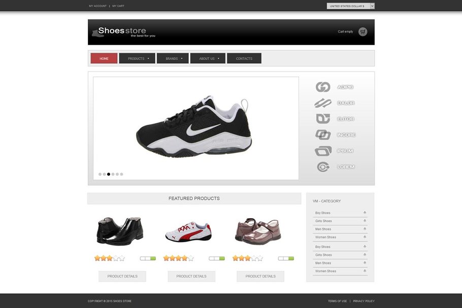 Download Shoes Store - ECommerce Joomla Theme