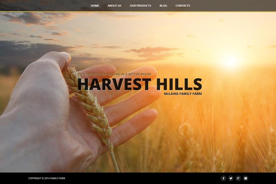 Download Harvest Hills - Joomla 3 Template
