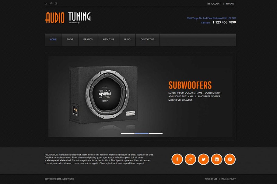 Download AudioTuning - eCommece Joomla Theme