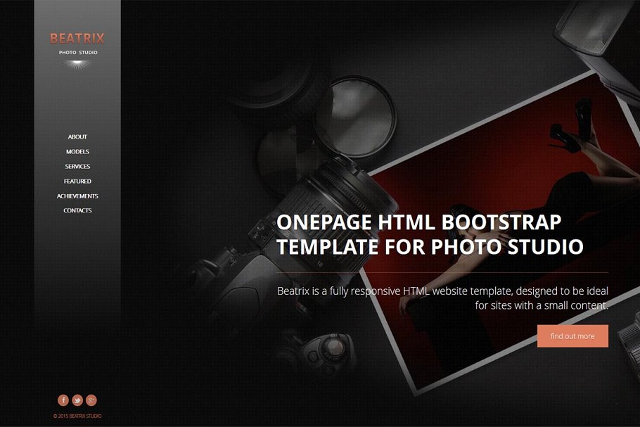 Download Beatrix - OnePage HTML Theme