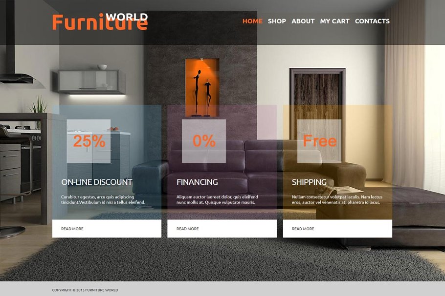 Download Furniture World - eShop Joomla Theme