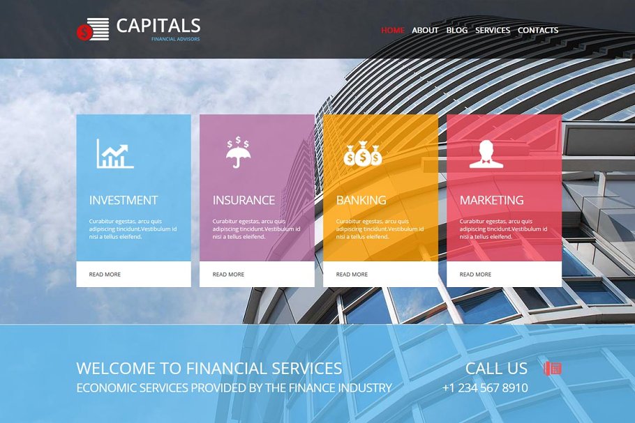 Download Capitals - Business Joomla Template