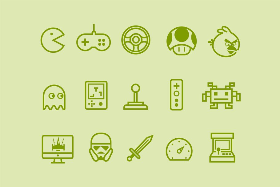 Download 15 Video Game Icons