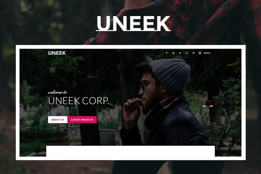 Download Uneek - Clean Blog/Portfolio Theme