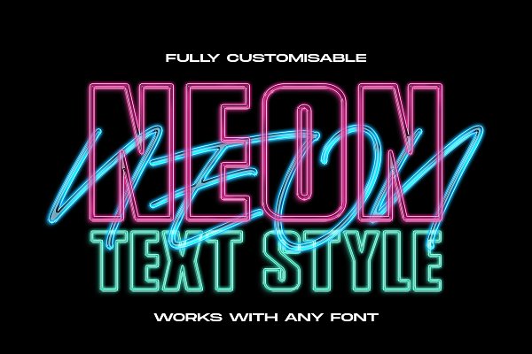 Download Neon Text Layer Style