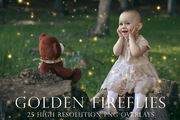 Download Golden firefly overlays