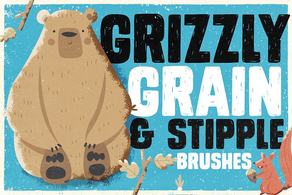 Download Grizzly Grain & Stipple Brushes