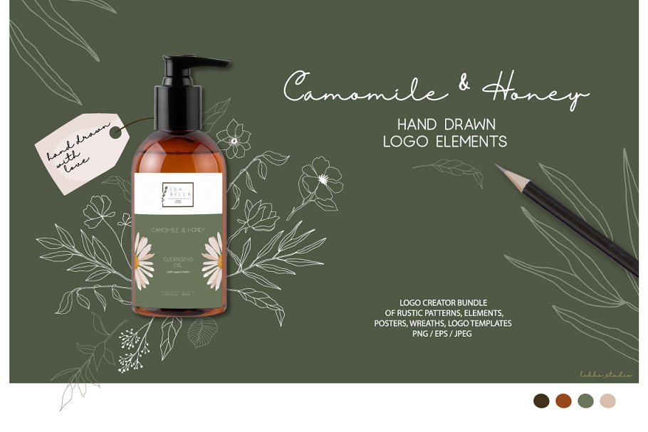 Download Camomile and Honey logo elements