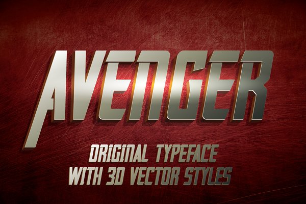 Download Avenger label typeface