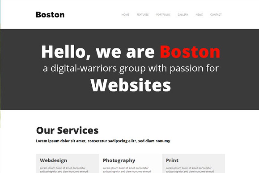 Download Boston - Business & Portfolio Theme