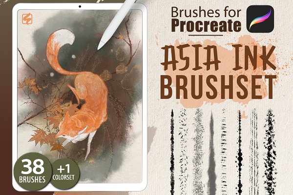 Download Procreate - Asia Ink Brushes
