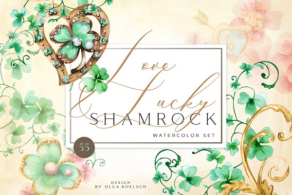 Download SALE 30% Love and Lucky Shamrock