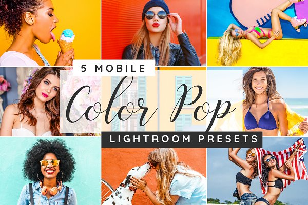 Download Lightroom mobile color pop presets
