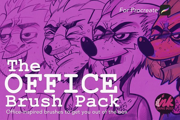 Download The Procreate Office Brush Pack