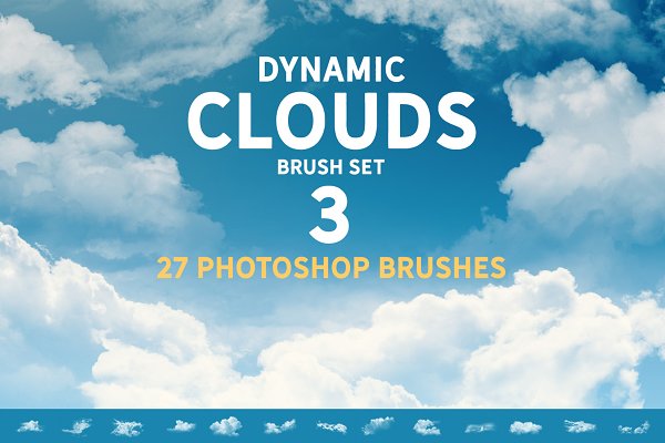 Download Dynamic Clouds Brush set 3