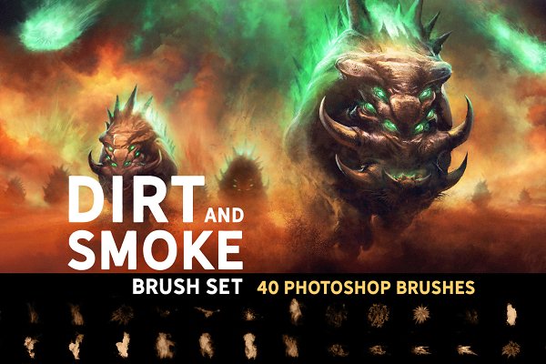 Download Dirt and Smoke Brush Set