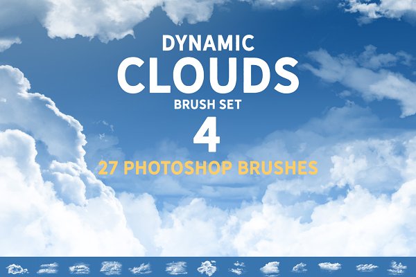 Download Dynamic Clouds Brush set 4