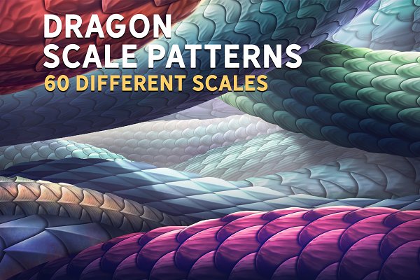 Download Dragon Scale Photoshop patterns