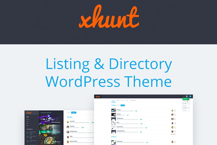 Download Xhunt - Listing with Dashboard Theme