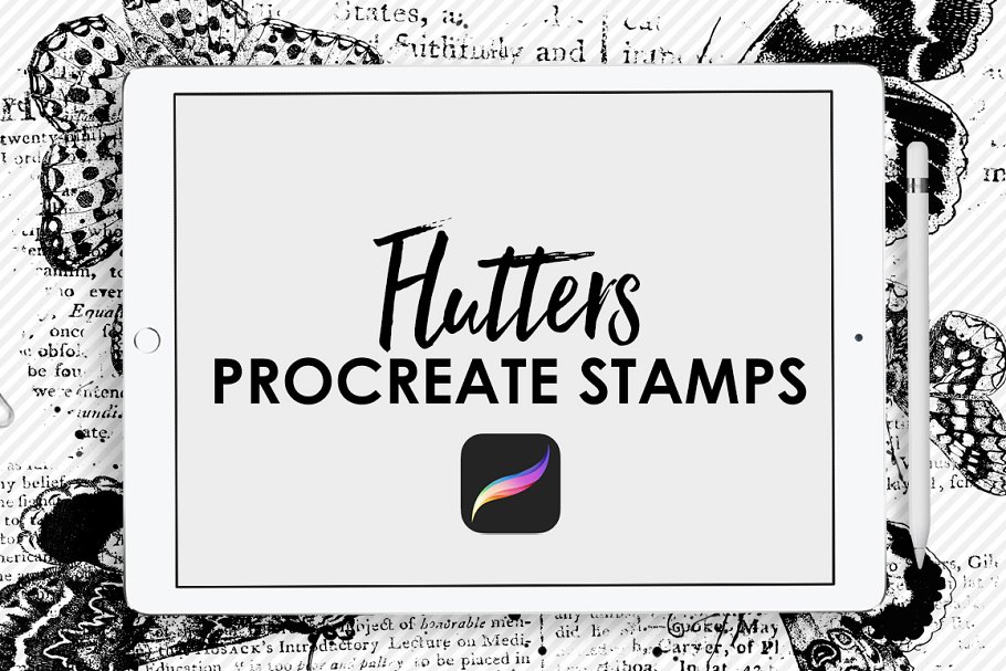 Download Flutters Stamps for Procreate