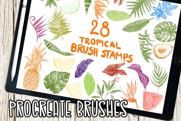 Download Procreate Tropical Brushes