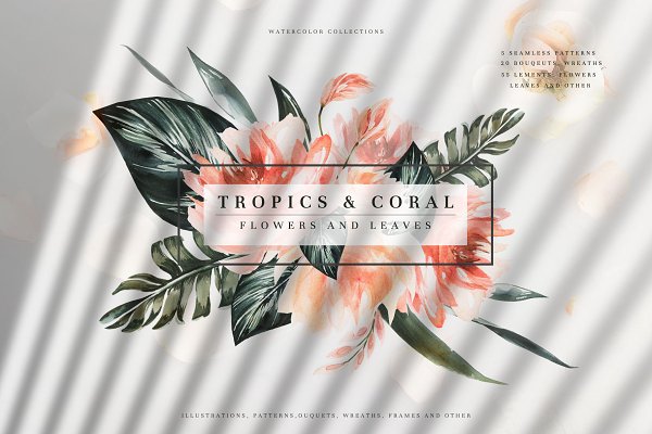Download Tropics & Coral Watercolor UPDATE